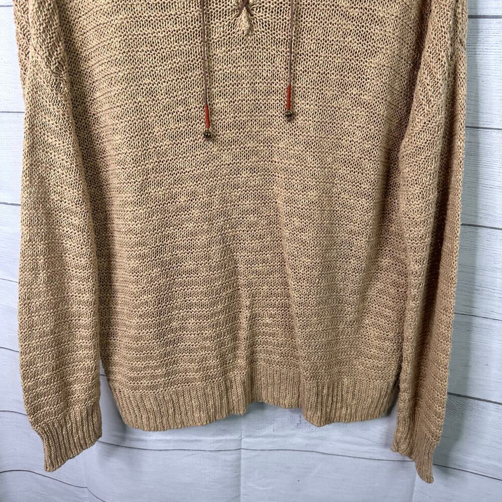 Lauren Ralph Lauren Women XL Vintage Linen Open Knit Sweater Beachy Boho - Picture 4 of 8